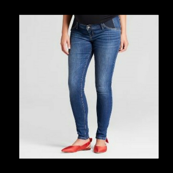 Isabel Maternity Jeggings Stretch Inserts Size 14 - Picture 5 of 6